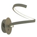 White spiral LED wall lamp - Looper