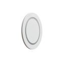 White minimalist design LED wall light D24 - Evans