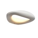White LED wall lamp with rounded curves - Melia