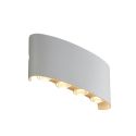 Multi-beam white LED wall light IP54 - Prisma