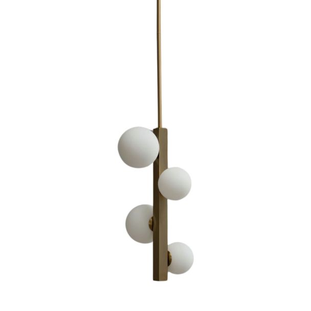 Modern pendant light with white spheres - Oromia