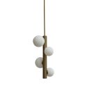 Modern pendant light with white spheres - Oromia