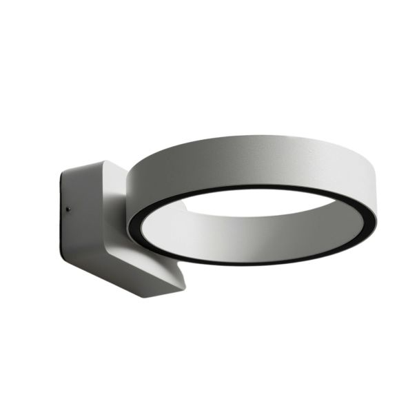 White circular LED wall lamp - Eye