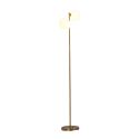 Slim gold floor lamp modern home - Melinda