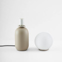 Detachable bedside lamp ceramic base and globe - Sley