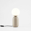 Minimalist white LED lamp cylinder and globe - Sley