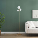 Gold LED floor lamp soft lighting - Melinda