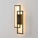 Black and gold design wall light - Torello