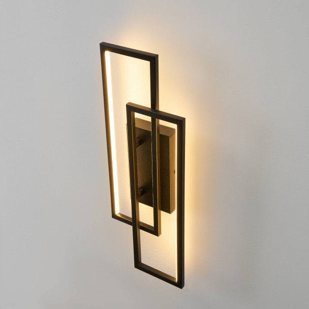 Elegant minimalist black wall light - Torello