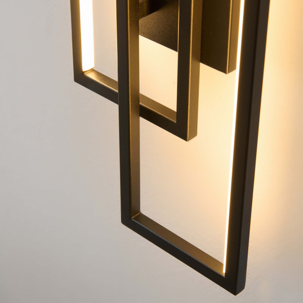 Black metal frame elegant finish - Torello