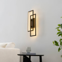 Modern black LED wall light - Torello