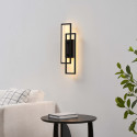 Black LED wall light warm ambiance - Torello