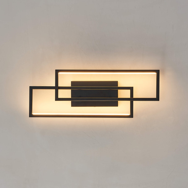 Horizontal rectangular LED wall light - Torello