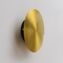 Round gold wall light with magnetic mount - Dorenis