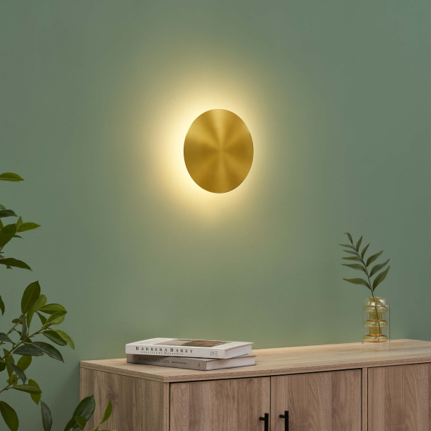 Modern gold LED wall light - Dorenis