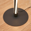 Stable and discreet black round base - Telvo
