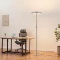High-end grey floor lamp for modern living room or office - Nolan