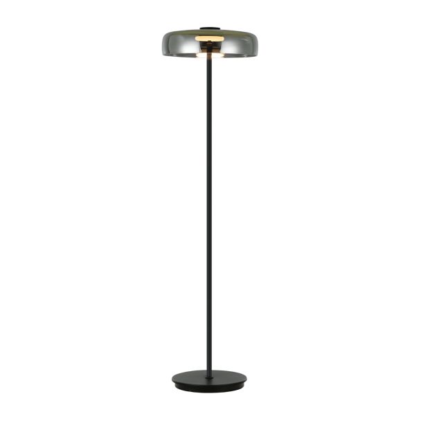 Black design floor lamp for living room - Riccardo