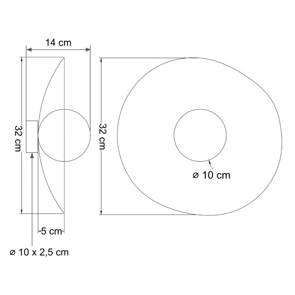 Wall light soft glow - Niria