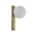Brass round globe wall lighting contemporary design - Noava