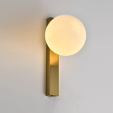 Elegant decorative light brass wall light - Noava