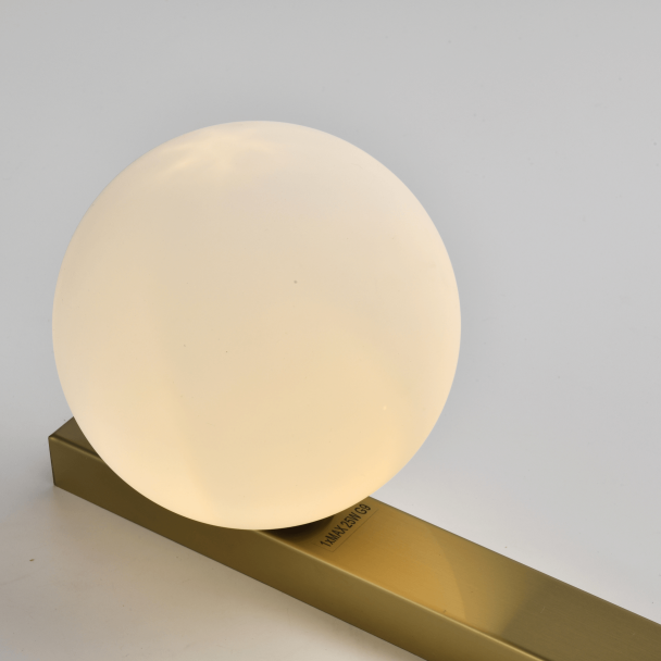 Modern brass wall lighting soft glow - Noava