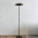 Modern black floor lamp for living room - Riccardo