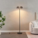 Black design chic floor lamp - Riccardo