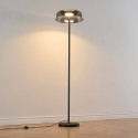 Modern elegant black floor lamp - Riccardo
