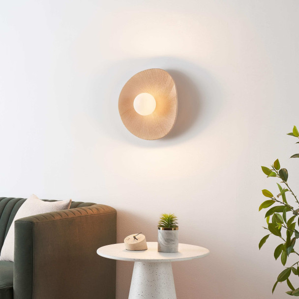 Sculpted wall lighting natural shape - Niria