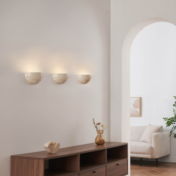 Stone wall fixture staircase - Sève