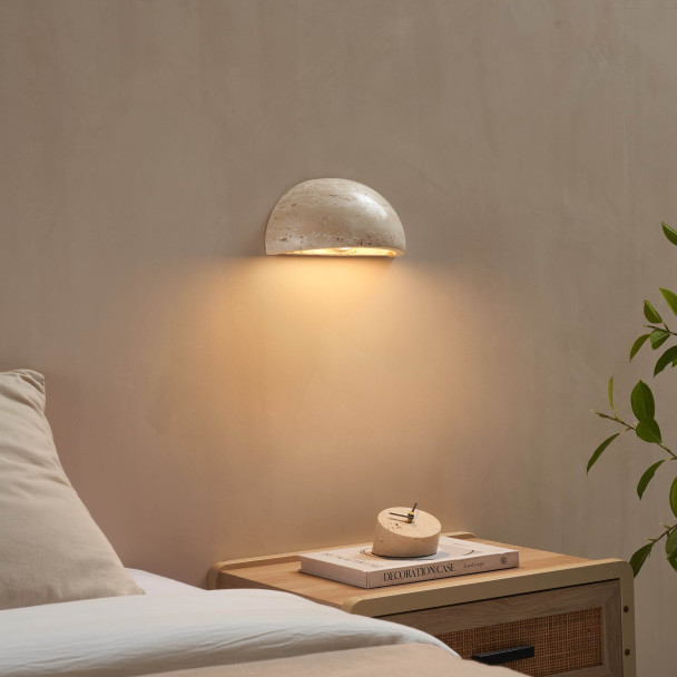 Stone wall light modern hallway - Sève