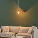Gold pendant modern style - Piuma