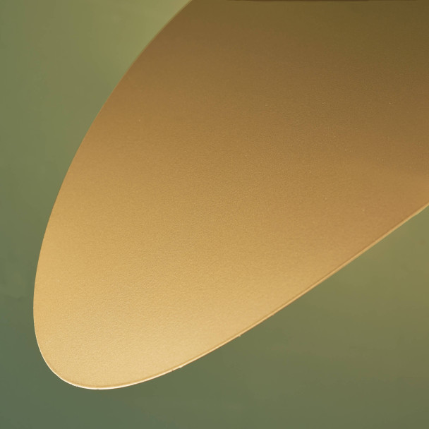 Elegant gold metal lighting - Piuma