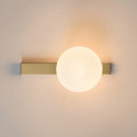 Light brass wall fixture for interior design - Noava