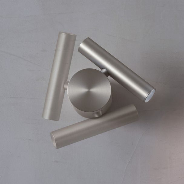 Adjustable and dimmable chrome reading wall light - Isévia