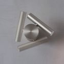 Adjustable and dimmable chrome reading wall light - Isévia