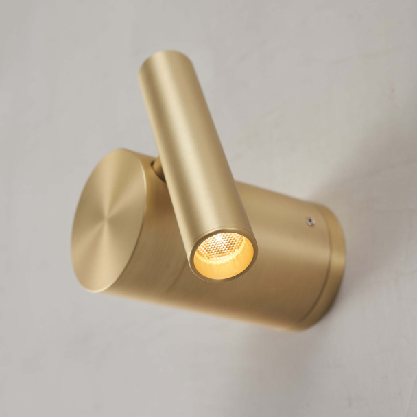 Adjustable gold reading wall light - Isévia