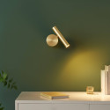 Affordable gold reading wall light - Isévia