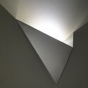 silver futuristic interior wall light - London argent