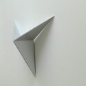 silver futuristic interior wall light - London argent