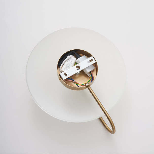 Opaline glass wall lighting - Esmée