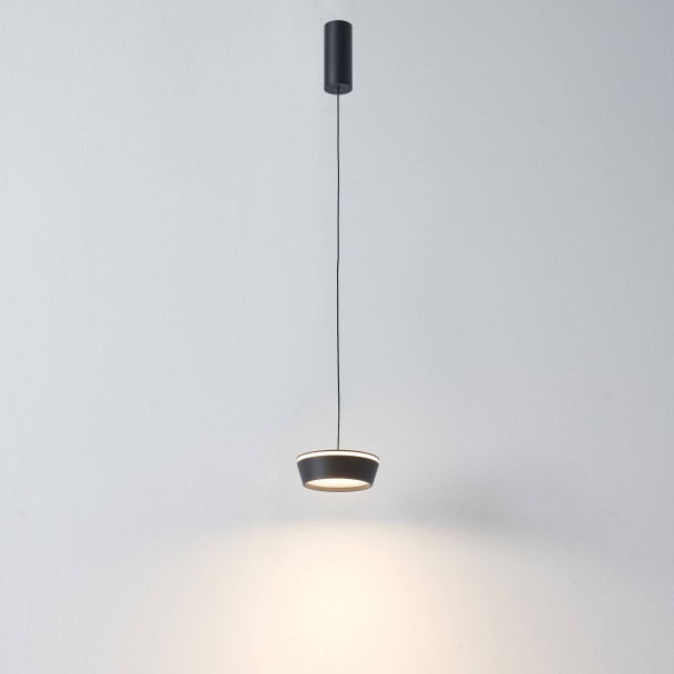 Black minimalist dimmable pendant - Mavel