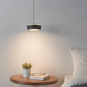 Modern black living room pendant - Mavel