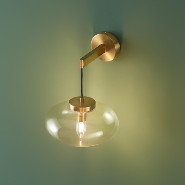 Transparent glass wall lighting - Milenzo
