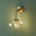 Transparent glass wall lighting - Milenzo