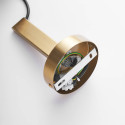 Refined gold wall light - Milenzo