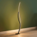 Black design floor lamp relaxation corner - Ysoria