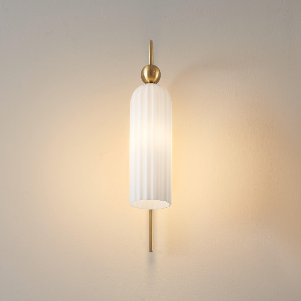 Modern glass wall lighting - Leonora