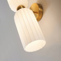 Double glass decorative wall light - Leonora